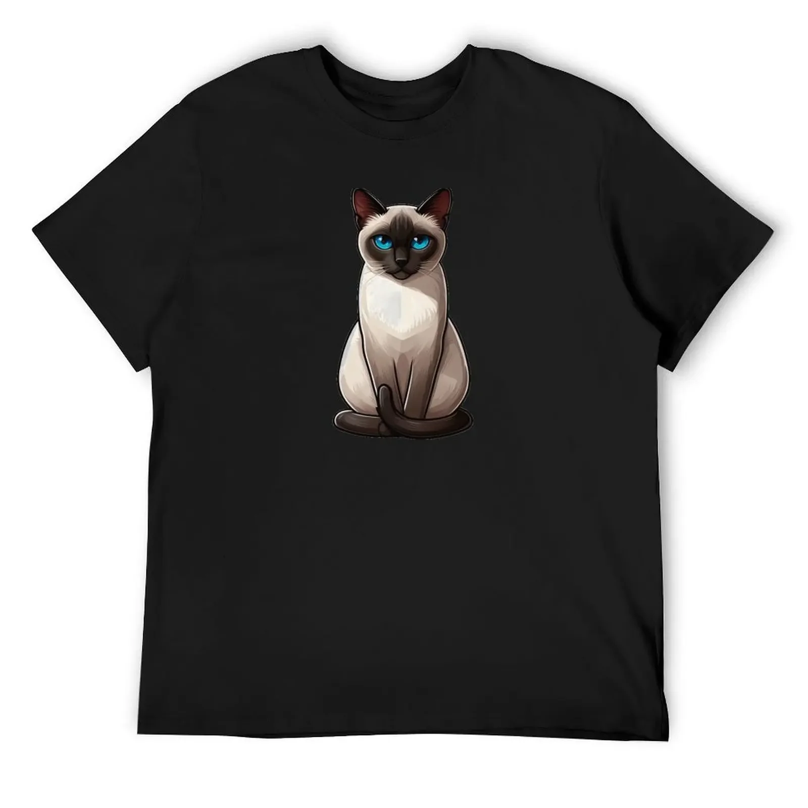 Siamese cat 5 T-Shirt custom t shirt plain t shirts for men pack