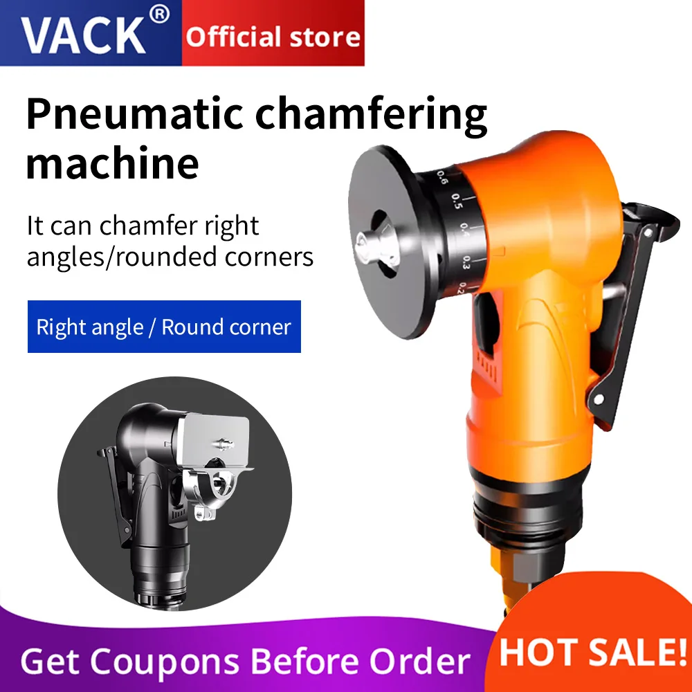 Portable Pneumatic Chamfering Machine Metal Trimming Machine 45 Degree Deburring Blades and Bearings Angle Cutting Tools