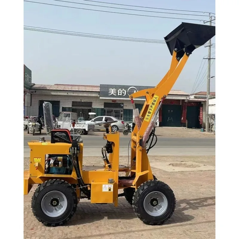 

Small Electric Loader, Four-wheel Drive Diesel Shovel, Multifunctional Bulldozer FOB Price