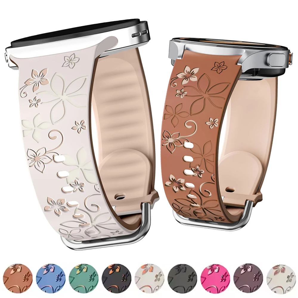 Engraved Band for Samsung Galaxy Watch 8 40mm 44mm Pulseira Sport Belt Wrist Bracelets Correa Galaxy Watch 8 Classic 46mm Straps
