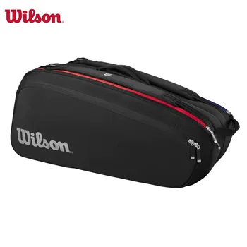2025 NEW Wilson Laver Cup/Federer RF 01 Tennis Racquet Backpack 9 PK Tennis Bag Large Capacity Tennis Racket Bag