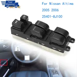 Front Left Electric Master Power Window Control Switch Button For Nissan Altima 2005 2006 25401-8J100 254018J100 Car Accessories