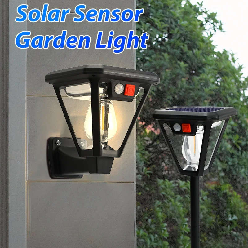 1PC Versatile Floor Lamp/Wall Lamp Dual Purpose Lamp Outdoor Solar Led Outdoor Waterproof Light Outdoor Garden Wall Street Light image 2