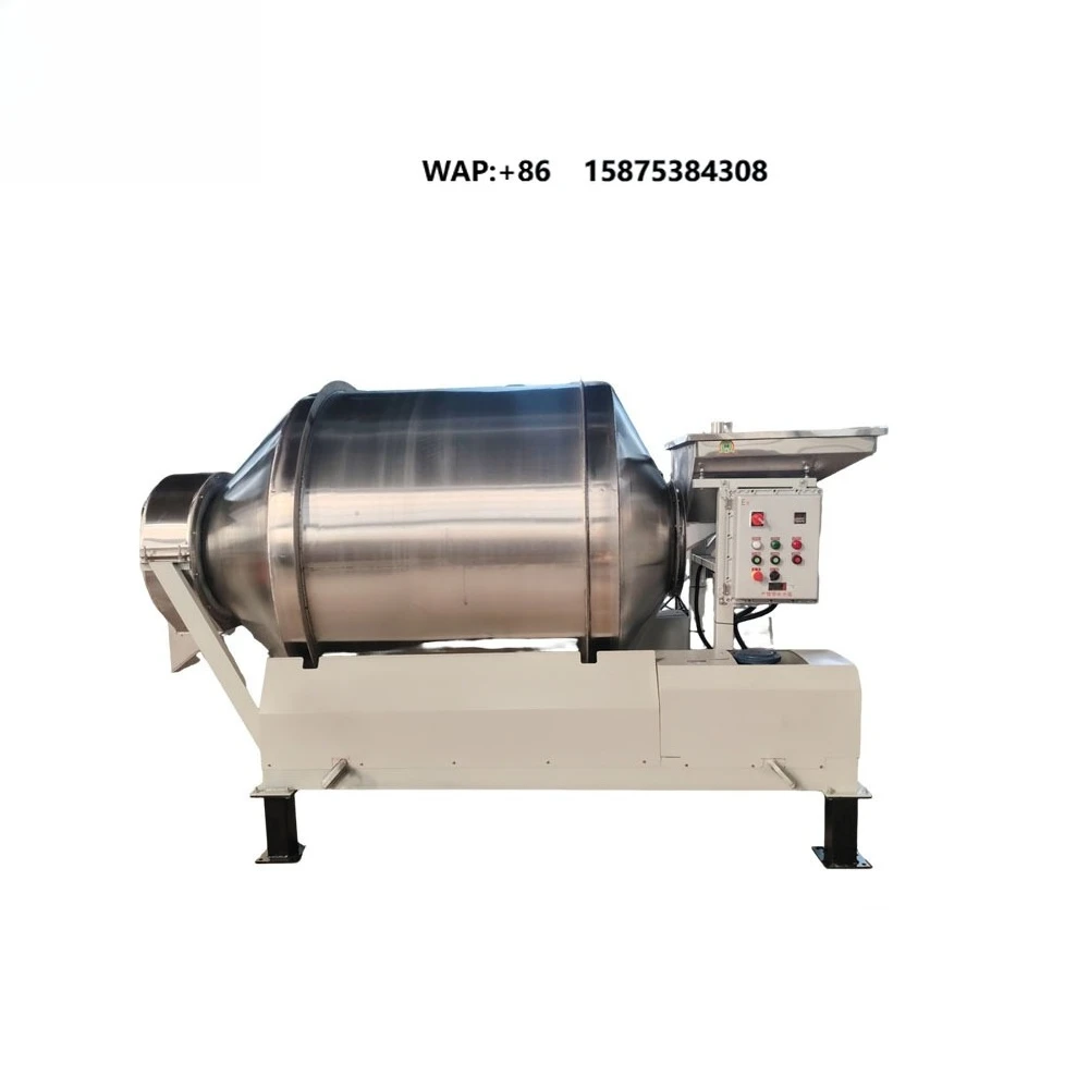 Dry Wet Dual Use Feed Fertilizer Granular Material Uniform Mixing Food Chemical Industrial Drum Mixer Machine