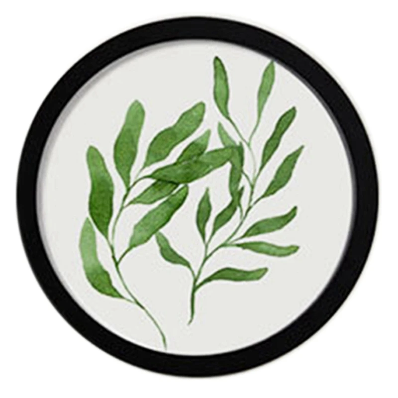 إطارات صور خشبية مستديرة ، هدية إبداعية ، خشب معلق على الحائط ، حامل صور ، ديكور منزلي ، 7 بوصات و 10 بوصات ، 2.