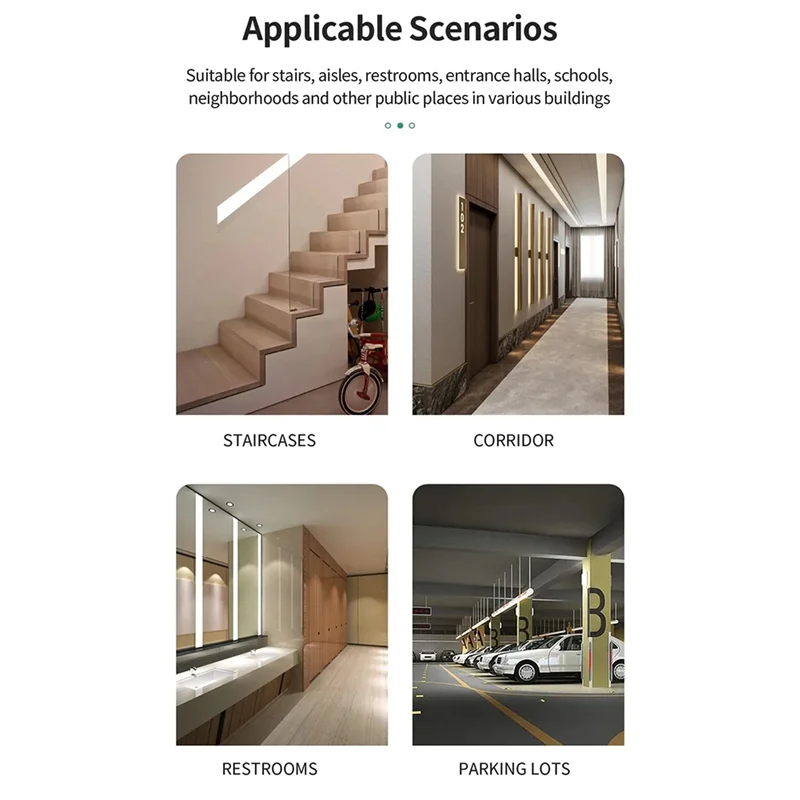 

ABKY-PIR Infrared Human Motion Detector Sensor Light Module Switch For Stair Corridor Car Park Light 24-265V