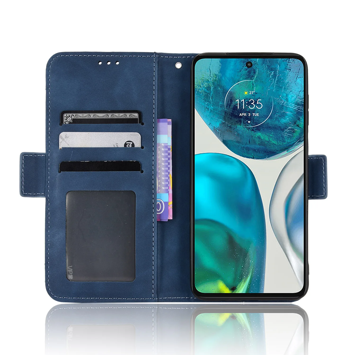 For Motorola Moto G82 5G Case Premium Wallet Leather Flip Multi-card slot Cover For Motorola Moto G71S G 82 Phone Case