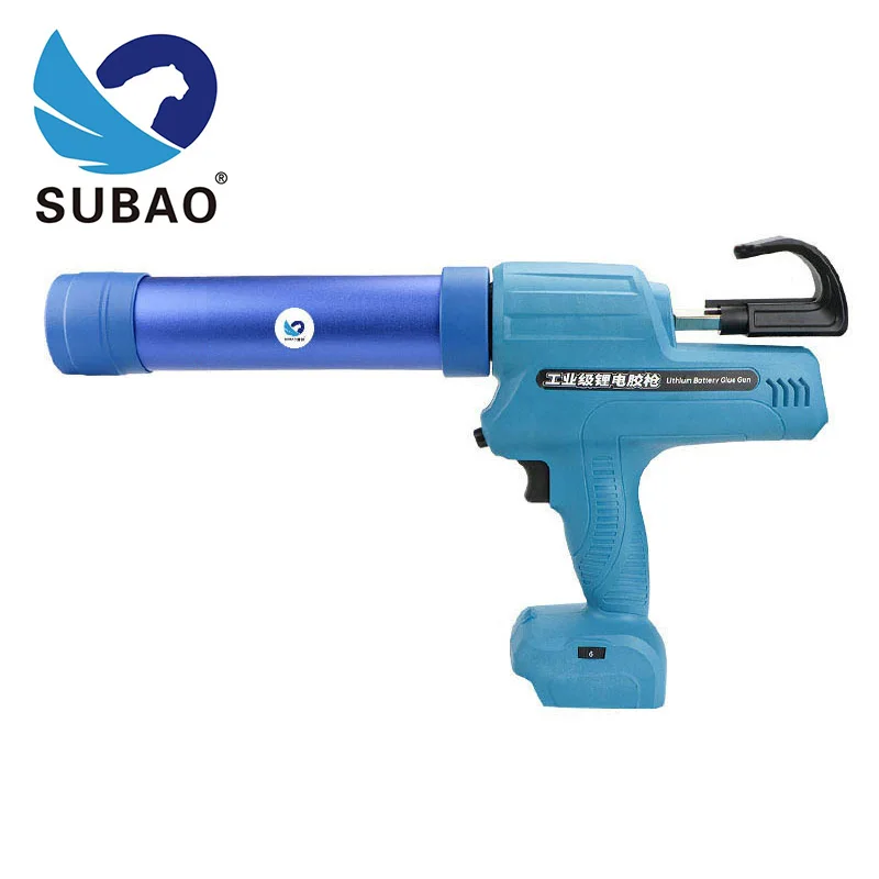 SUBAO 310ML lithium battery soft and hard adhesive dual-use glass glue gun door and window gap gluing machine