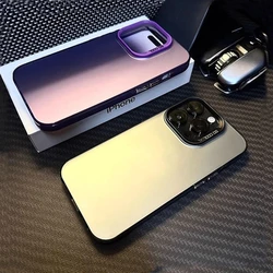 Luxury Plain Matte Colored Phone Case For iPhone 14 15 16 Pro Max Plus 13 12 11 Pro X XR XS 7 8 Plus SE 2022 Shockproof Cover