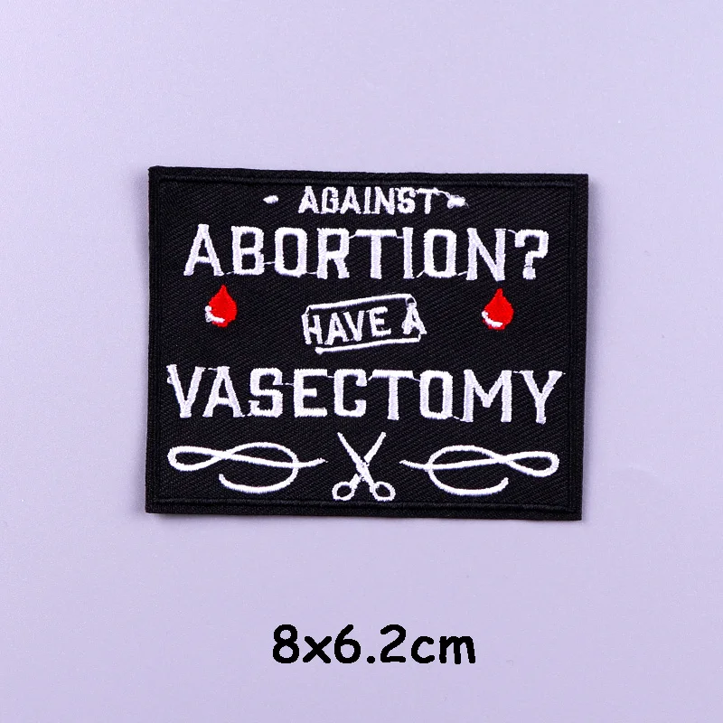 My Baby My Choice Letter Patch Iron On Embroidered Patches On Clothes Feminism Fusible Patches Stickers Hook Loop Stripe Badges