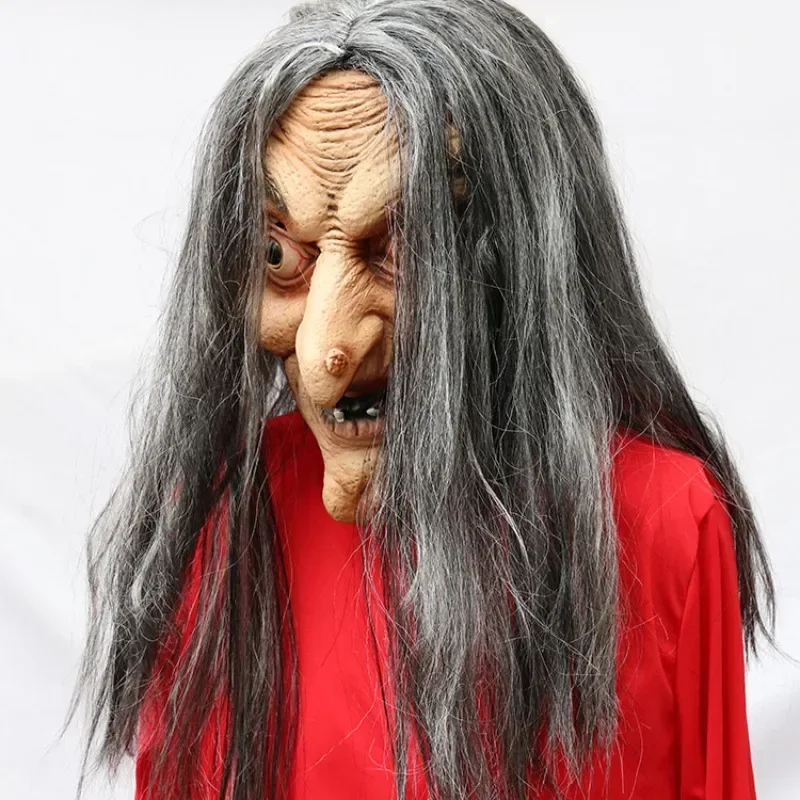 Nuova vendita calda Halloween Horror Mask Party Makeup Dance Cosplay Gory Fun Horror Unisex Full Face copricapo in lattice per adulti