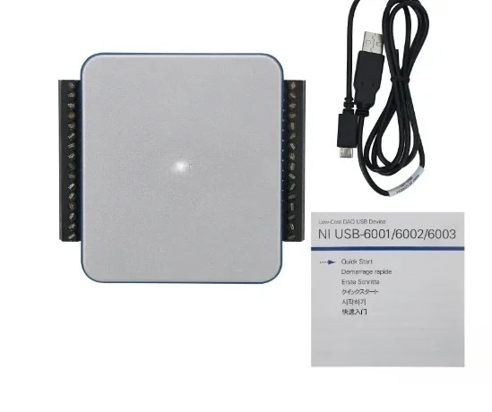 مخزون جديد لـ NI USB-6002 USB متعدد الوظائف DAQ بطاقة الحصول على البيانات 8AI 16 بت 2AO Digital I/O Labview NI USB-6002 USB #1