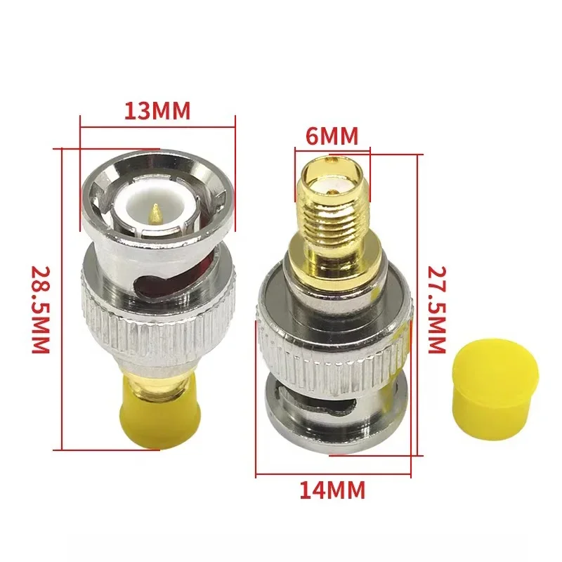 5/20/100PCS BNC Male to SMA Female Adapter RF Coaxial Converter SMA Female to BNC Male Goldplated Straight Antenna Connector