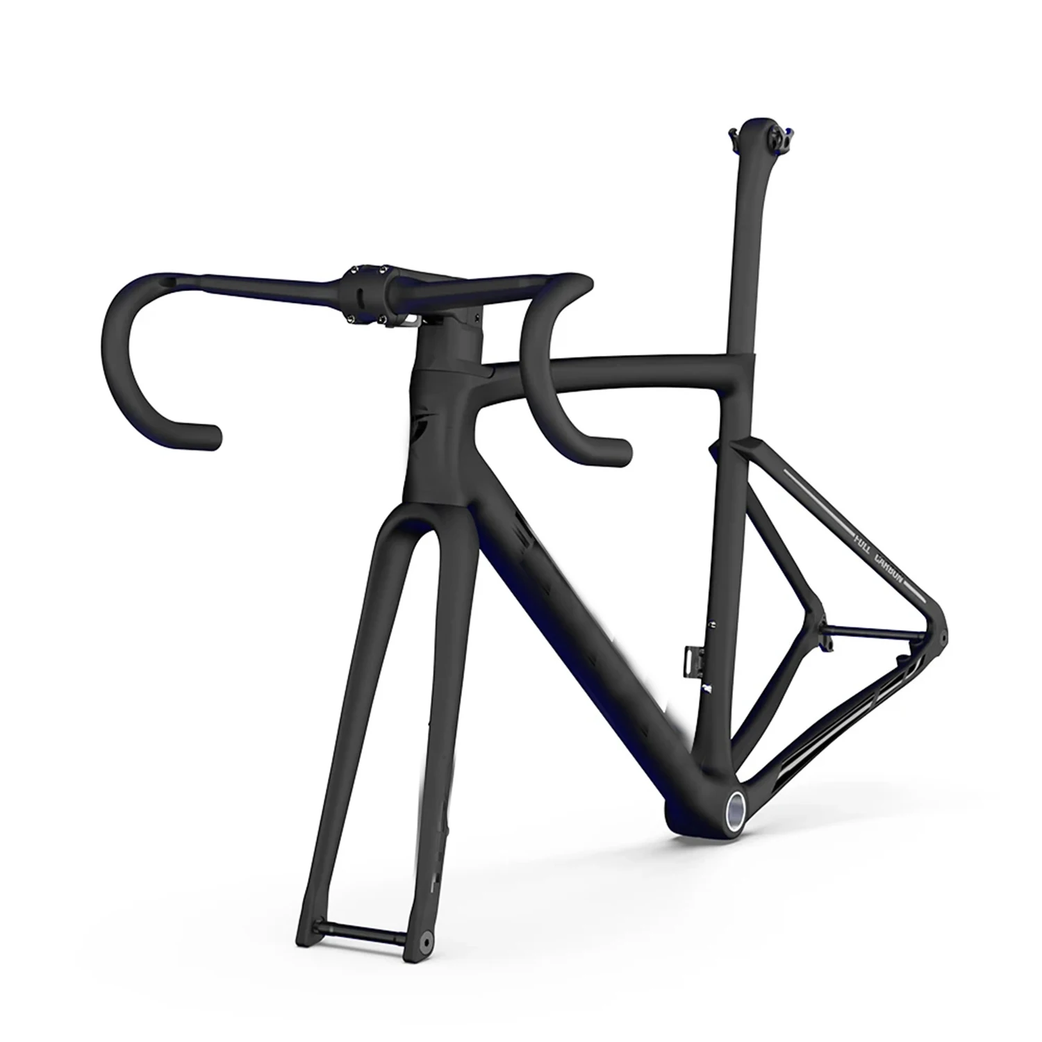 

New 870g Climbing Carbon Road Bike Frame FULL INTERNAL Disc Brake Bicycle Integrated Handlebar Stem Ultralight Frameset