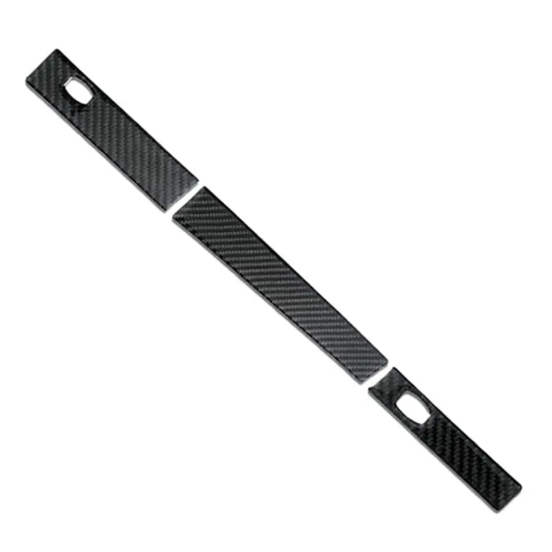 A13Z-3Pcs - Cache décoratif en fibre de carbone pour porte-gobelet du copilote pour BMW Série 5 E60 2005-2010 LHD