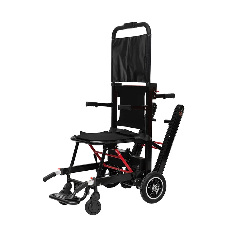 

Supply electric stair wheelchair stretcher, foldable intelligent stair cart, enlarged wheel climbing machine