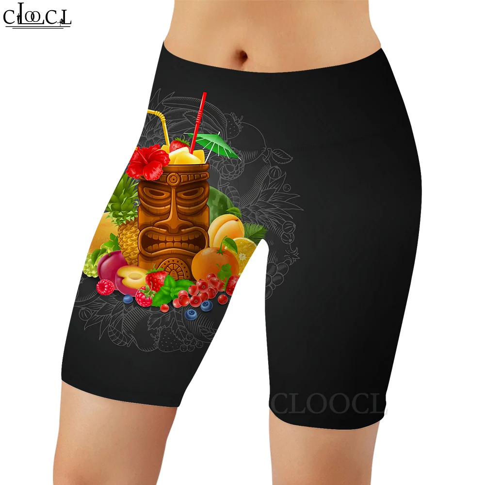 Cloocl novas mulheres legging animais dos desenhos animados padrão 3d impresso shorts casuais para feminino ginásio treino jogging leggings de fitness