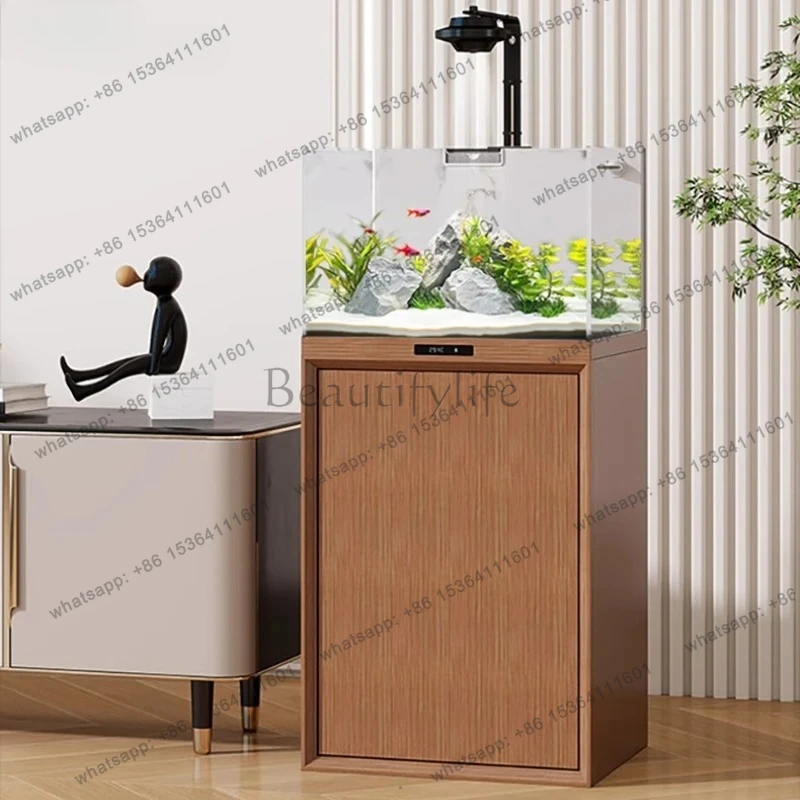 

Ultra-white Glass Bottom Filter Water-free Aquarium Landscaping Stream Fish Tank