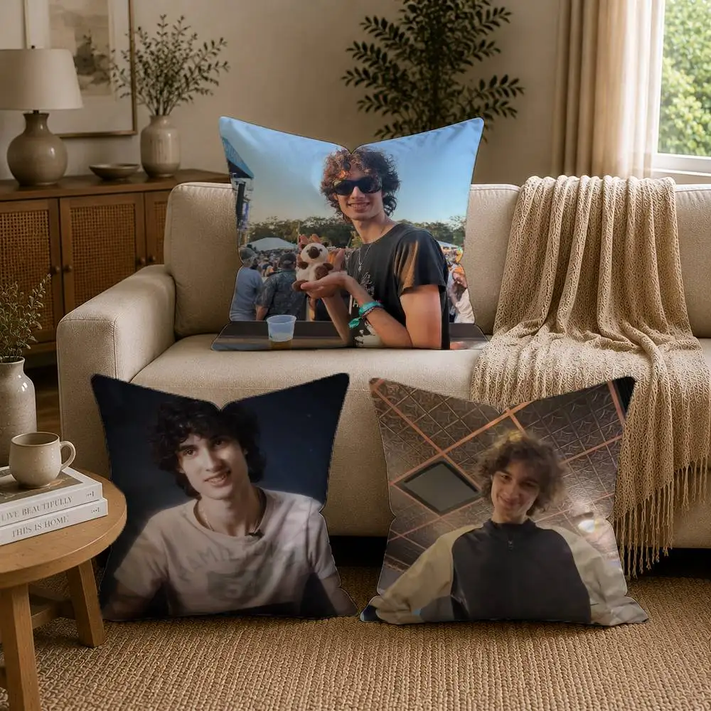 Singer S-Sombr Funny Pillow Case for Sofa Living Room Home office Decor Protective Cover