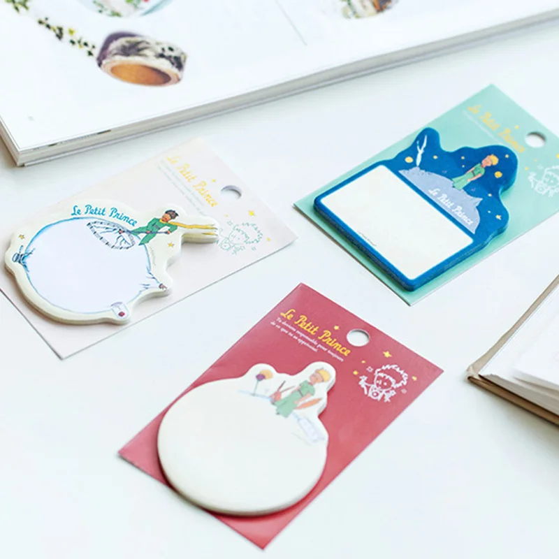 1 pz New Cartoon Little Prince Sticky Note Memo Notepad Notebook Memo Pad Note adesive adesive segnalibro