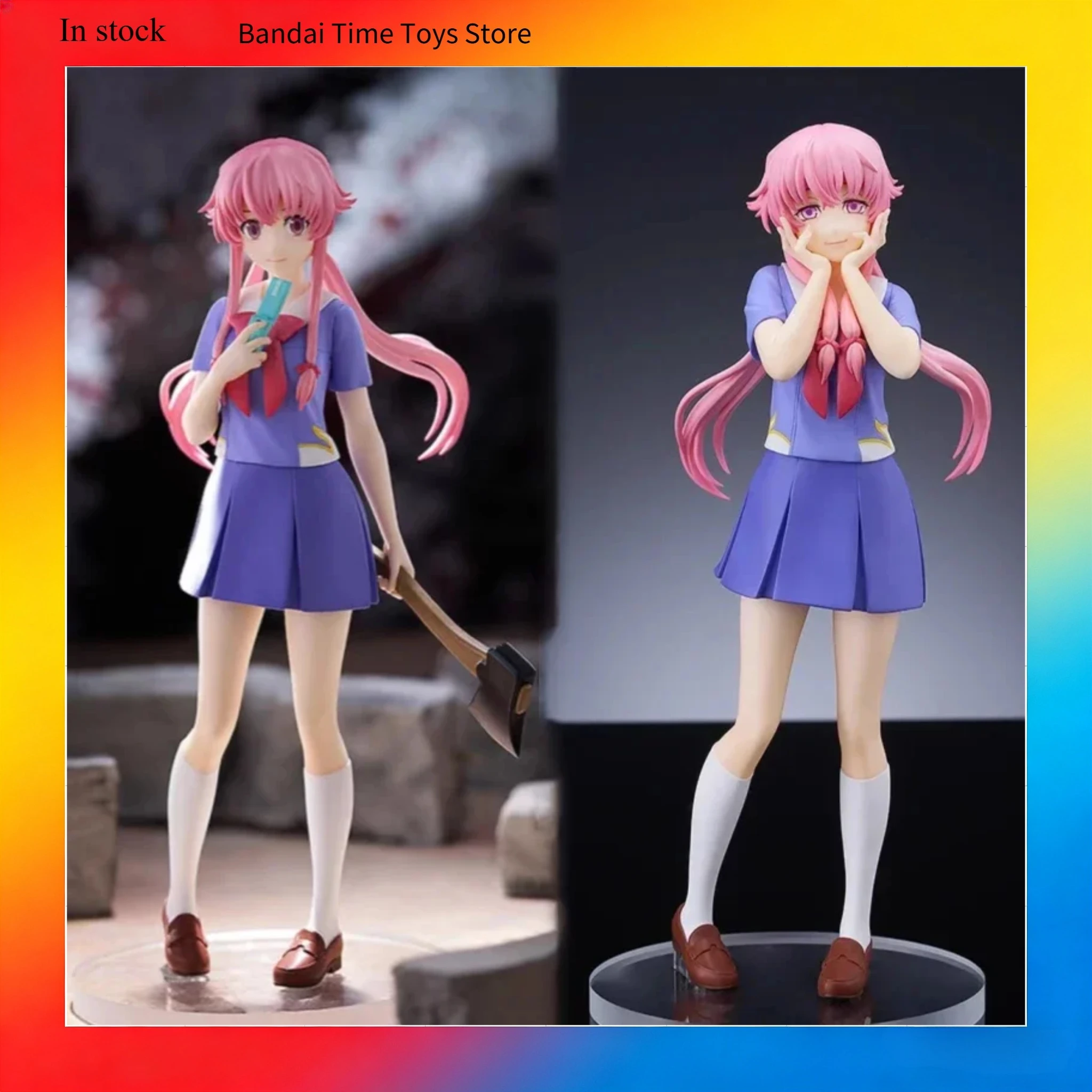 

In stock Original Gsc Pop Up Parade 17cm Mirai Nikki Gasai Yuno Ordinary Version Special Version Anime Figure Desktop Toy Model