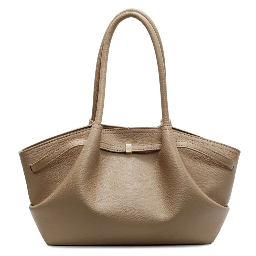 

Сумки на плечо с узором личи, однотонные, из искусственной кожи, женские сумки-тоут большой вместимости, дорожные сумки на плечо