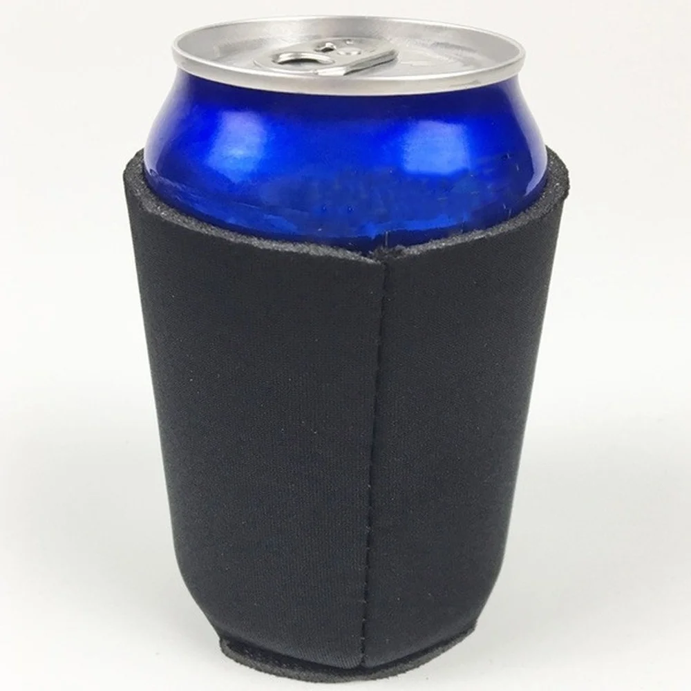 10pcs Lightweight Can Coolers Sleeves Soft Insulated Reusable for Water Bottles Hot Cold Drink Travel Supplies