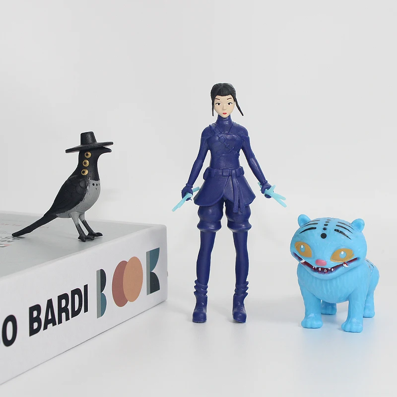 Anime Kpop Dämon Hunters 5 stücke Verschiedene Stil Action Figur Spielzeug Rumi Tiger Zoey Sussy Figur Puppe Für Fans Geschenk Weihnachten geschenk