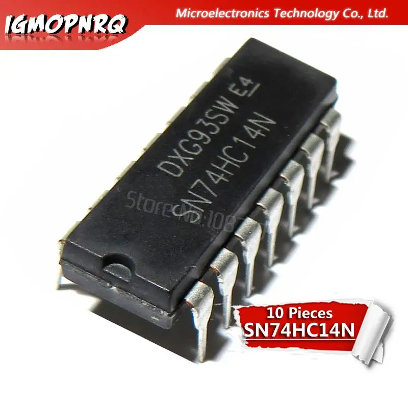 10PCS SN74HC14N DIP14 SN74HC14 74HC14N 74HC14 DIP Integrated IC