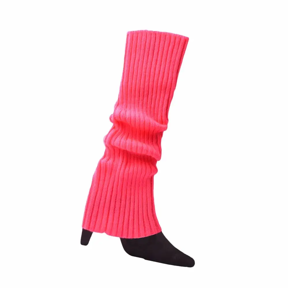 

Japanese Candy Color Autumn Halloween Costume Accessories Cosplay Girls Knitted Socks Wool Leg Warmers Women Hosiery Foot Cover