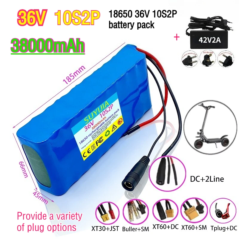 

18650 Brand New 10S2P 36V 38000mAh 36V Electric Scooter Battery Lithium Electric Scooter 500W Electric Scooter Battery 36v 10s2p