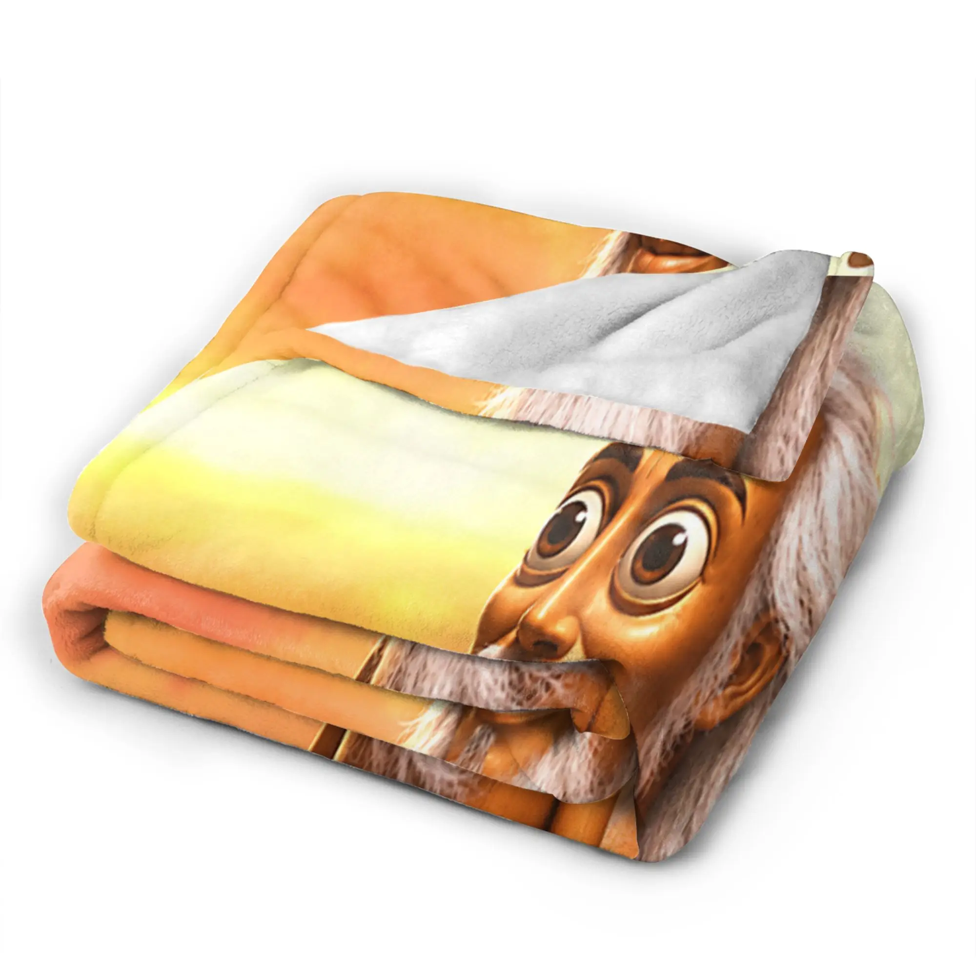 That S La Peace Funny Tung Tung Sahur Sunset Vintage Meme Blanket Girls Flannel Bedding Throws For Bedroom Warm Cozy Bedspread
