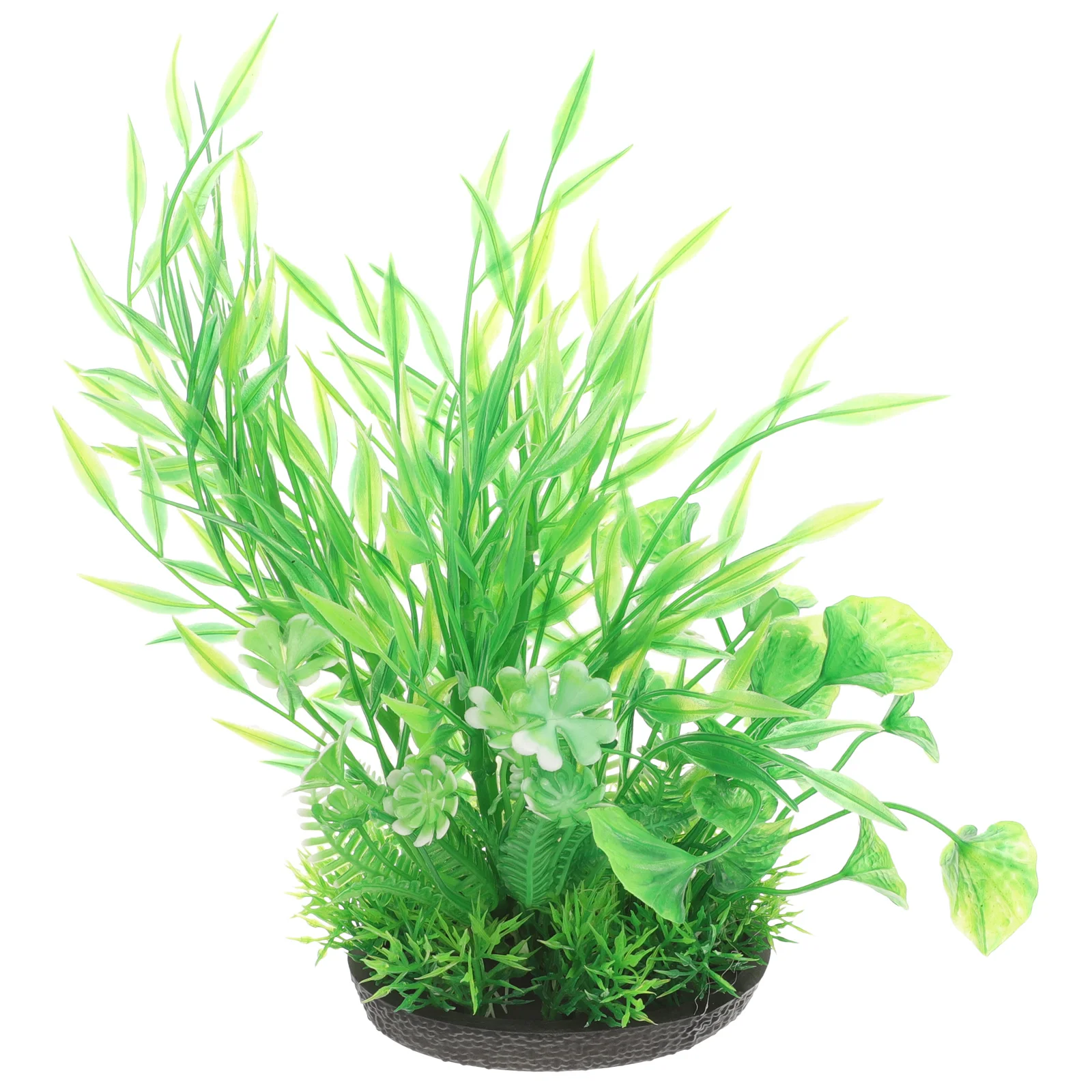 

2Pcs Artificial Aquarium Grass Plants Fish Tank Plastic Simulation Decoration Natural Style Fish Tank Grass Aquarium Plants
