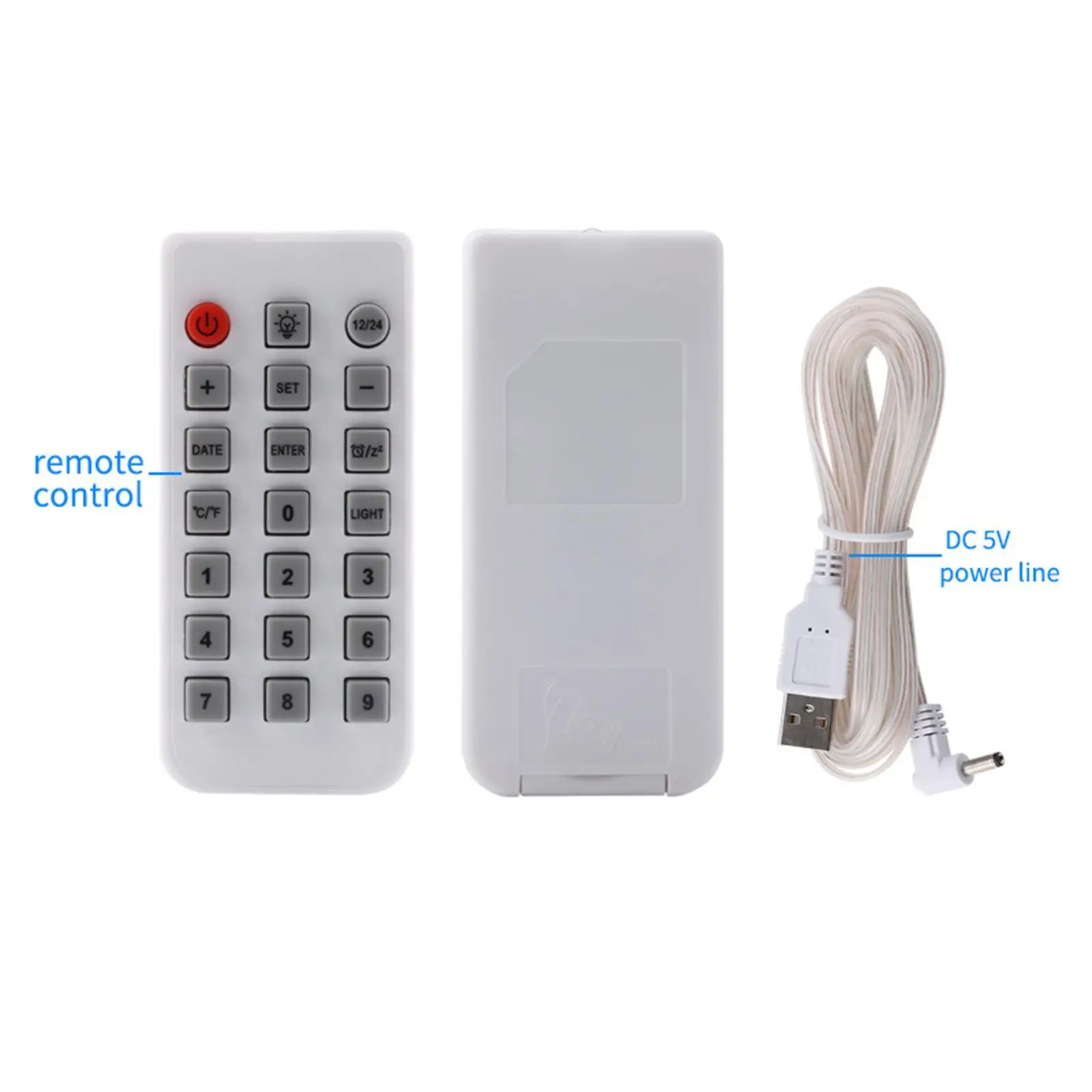 Alarm Clock Multifunctional Digital Desktop Clock for Indoor Study Room Home