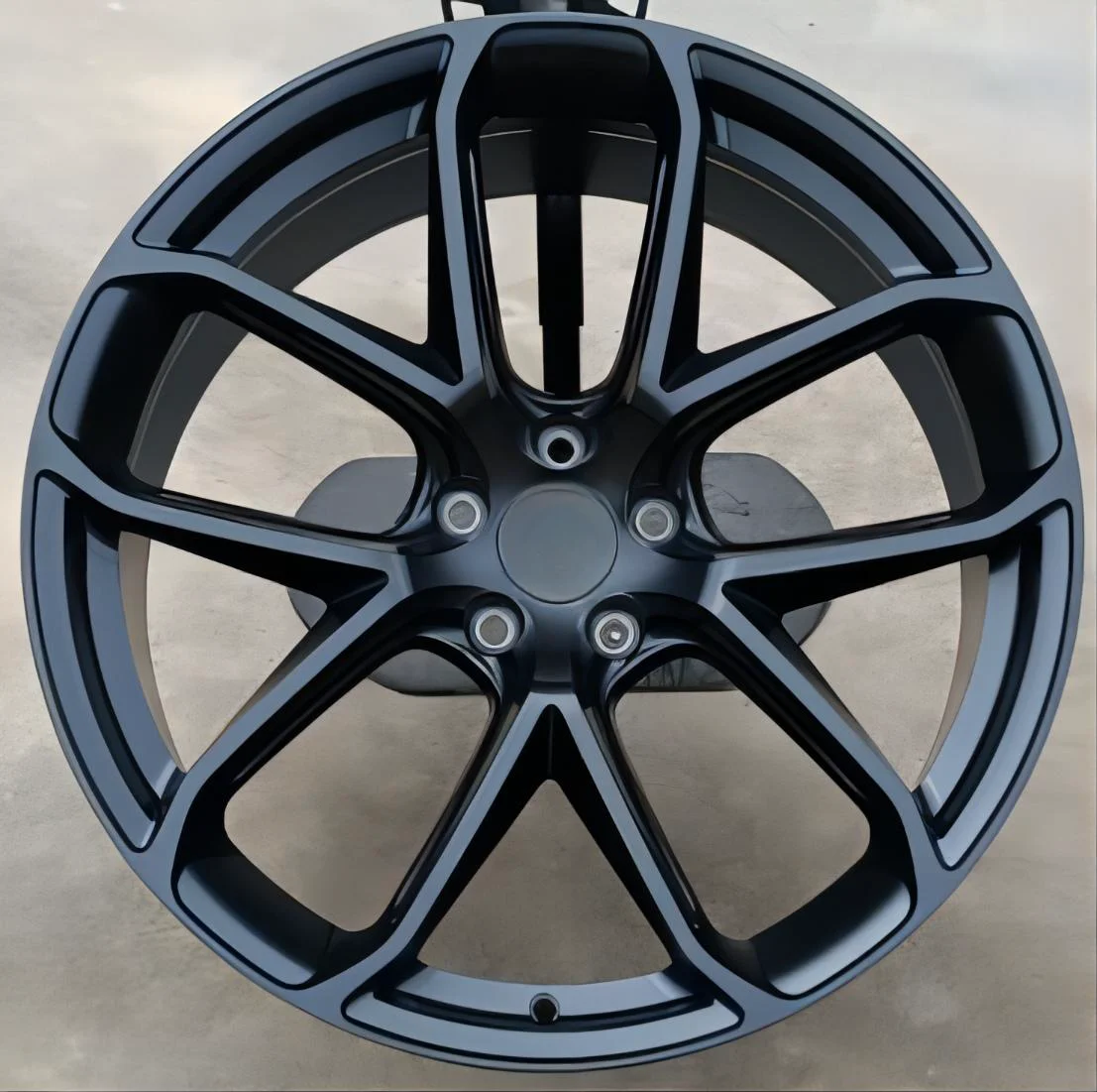 All Black 20 Inch 5x112 5x130 Staggered Car Accessories Alloy Wheel Rims Fit For Porsche Cayenne Macan