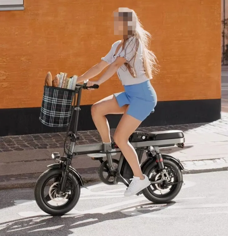 

Электрический велосипед T14, 250 Вт, складной скутер, 14 дюймов, электрический велосипед, 48 В, 10 Ач, городской дорожный электровелосипед для взрослых, 25 км/ч