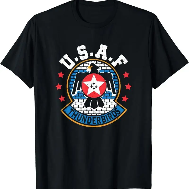 NEW LIMITED USAF Thunderbirds Military Uniform Airforce T Shirt