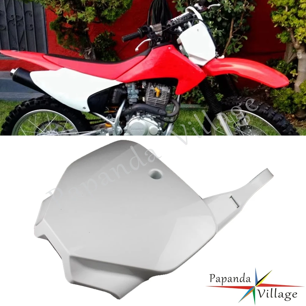 

Dirt Pit Bike Motocross White ABS Plastic Front Number Plate Name Plates Blank Board Fender For Honda CRF230F CRF150F 2003-2019