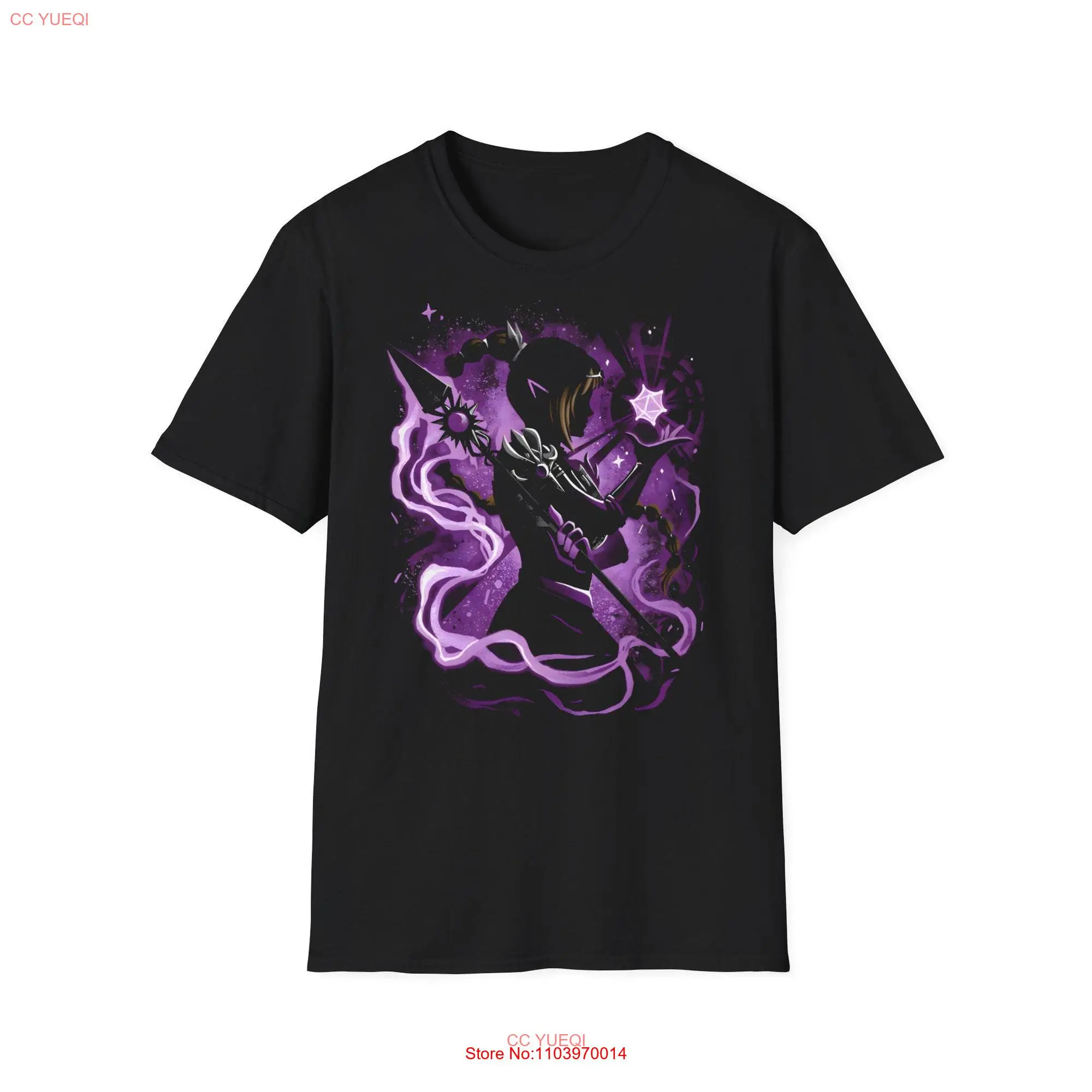 Shadow heart t shirt Battle Gate roleplay team Dark Cleric long or short sleeves