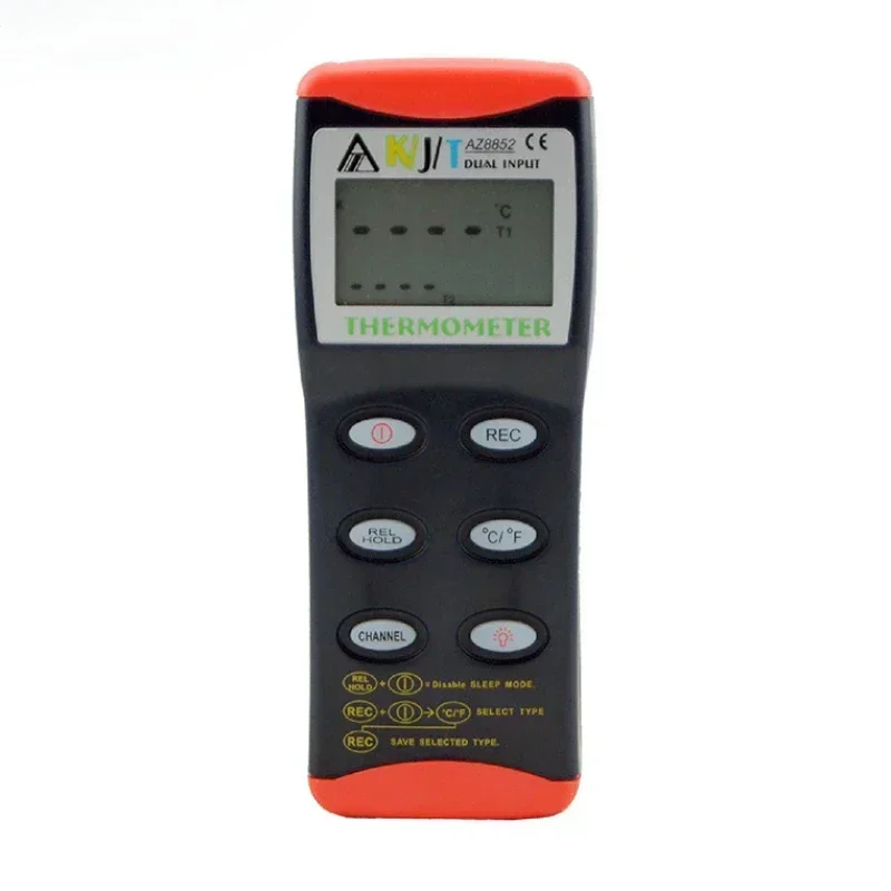 

Handheld AZ8852 KTJ probe Polytype Thermocouple Measuring Instrument K Type Digital Thermocouple Digital Thermometer