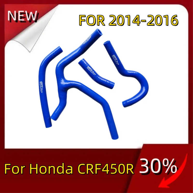 

NEW 4PCS all Silicone Radiator Hose For Honda CRF450R 2014-2016 CRF 450 R Pipe Tube Kit 2014 2015 2016