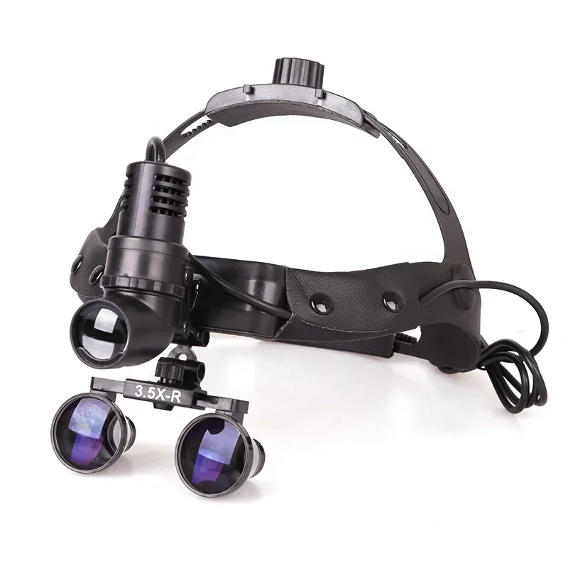2026/2.5X/3.5X Loupe Medical Binocular Magnifier LED Headlight for  Instrument