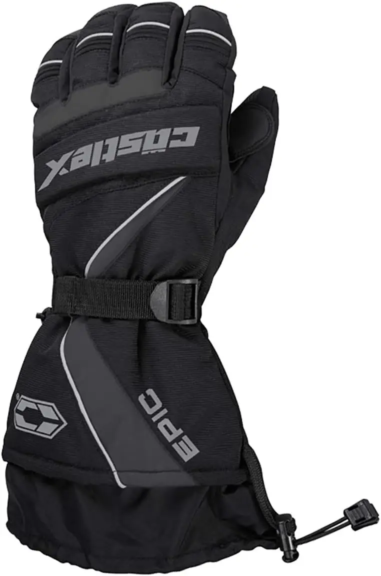 

Men's Snowmobile Gloves Gray Size 2X-Large Waterproof Insulated Winter Riding