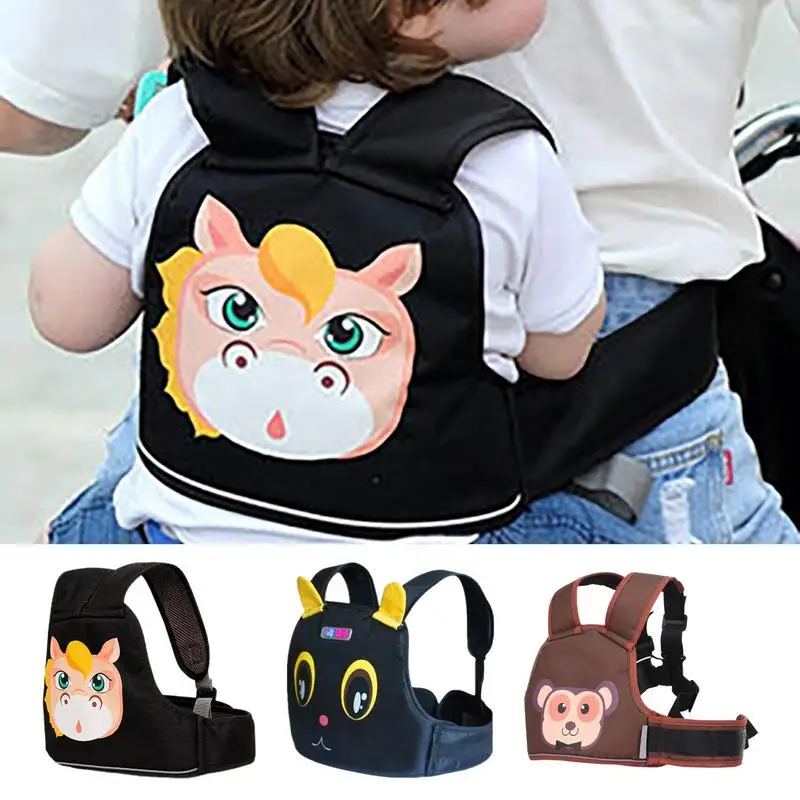 

Electric Bike Child Seat Belt Motorcycle Harness Seat Belt for Children Integrated Design Kids Carrier for Motorcycles Scooters