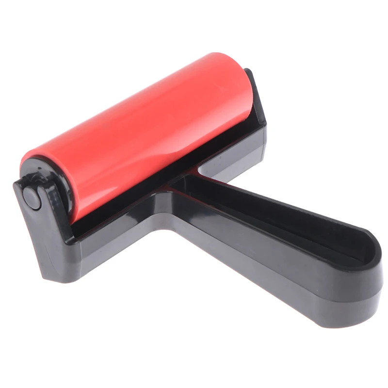 Printmaking Rubber Roller Soft Craft Projects Ink And Construction Hand Tool Stamping Tools Print Rollers