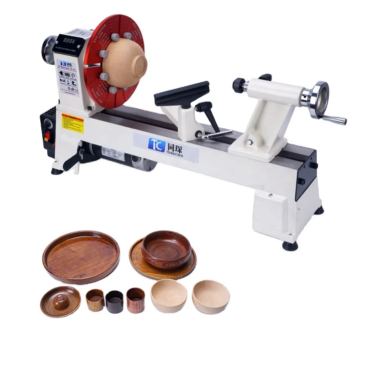 

The 900W Mini Digital Display Woodworking Lathe Can Process Wood with a Length of 450 Millimeters at an Affordable Price
