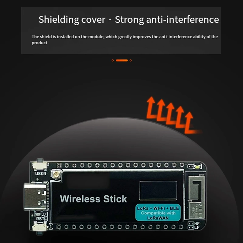 ESP32-S3 Wireless Development Board Lora WIFI Bluetooth SX1262 Lorawan BLE Fast Type-C Connection 433-510Mhz Durable Easy To Use