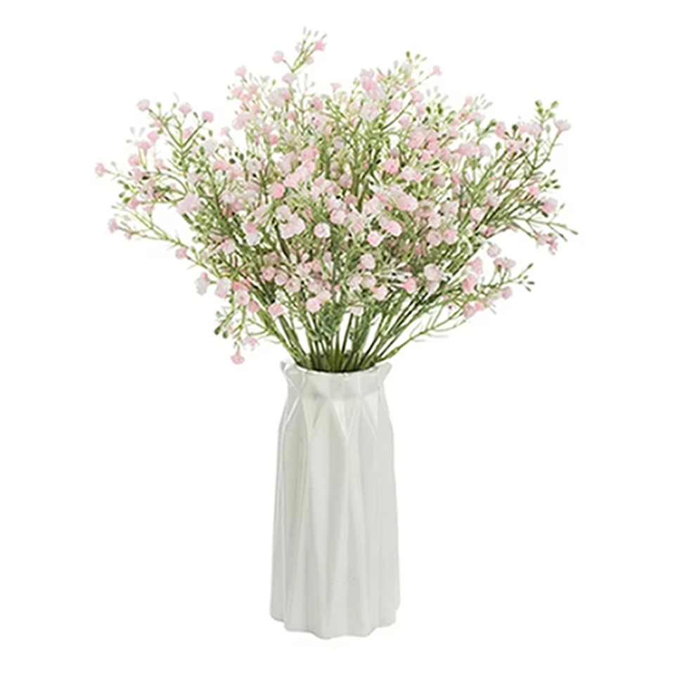 

10Pcs Artificial Flowers Plants Gypsophila Wedding Bridal Pretty Bouquet Home Vase Table Garden Party Diy Celebration Decoration