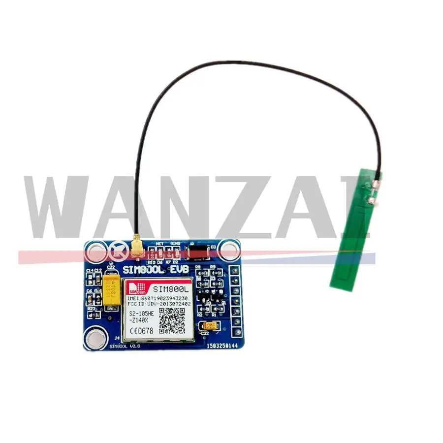 SIM800L V2.0 5V Wireless GSM GPRS MODULE Quad-Band W/ Antenna Cable Cap