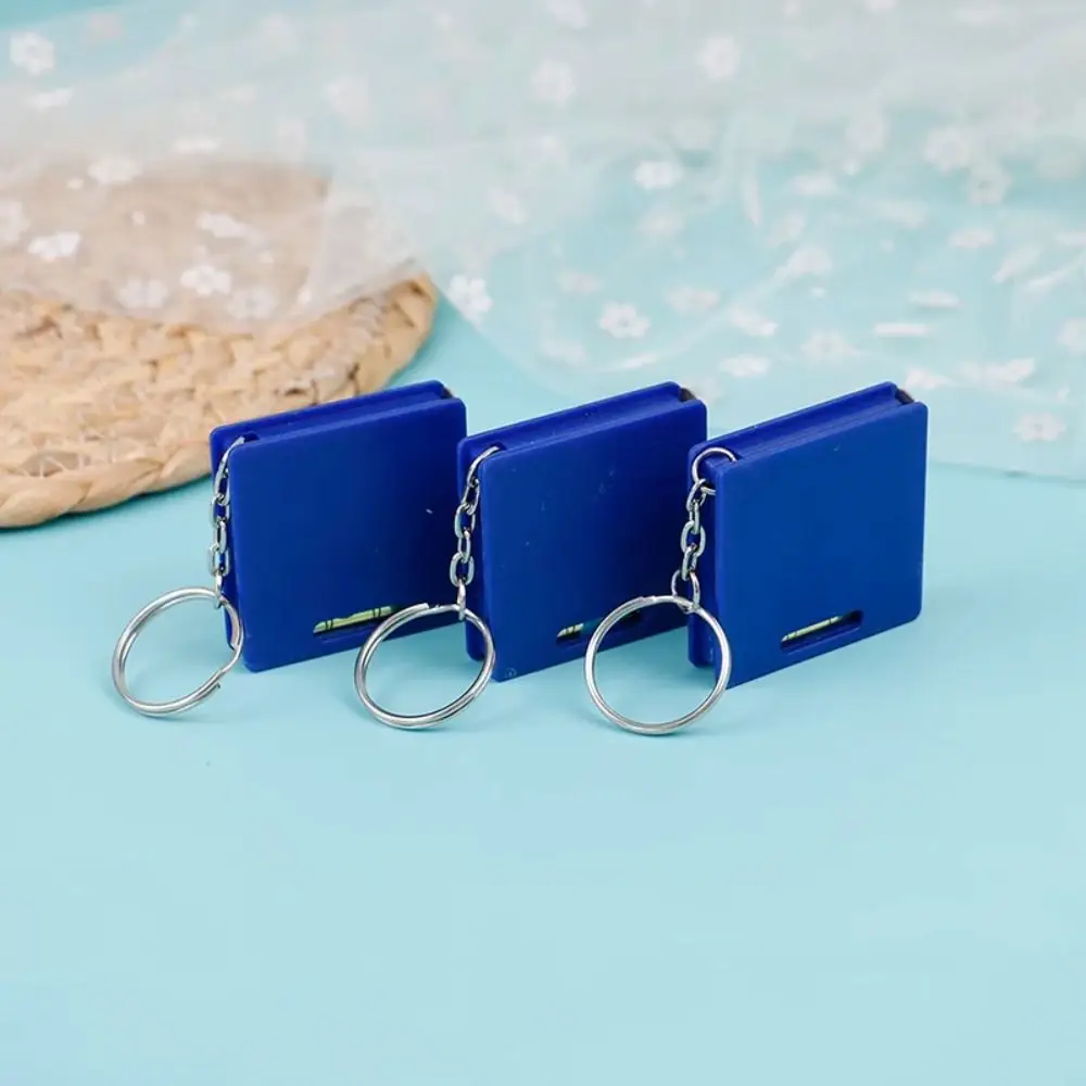 Multifunctional 1M Retractable Ruler Square Construction Tools Mini Measure Tape Pocket Centimeter Keychain Steel Tape Measure